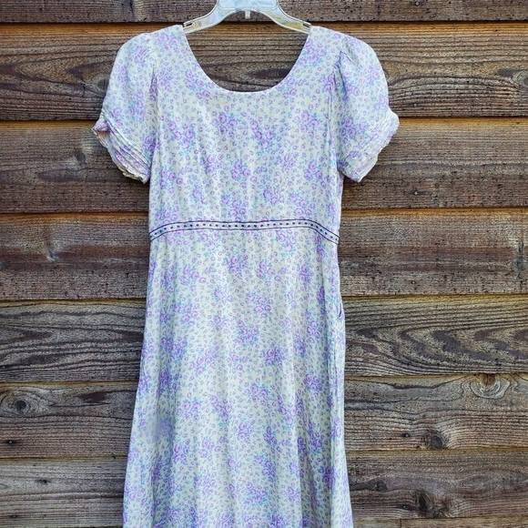 LOVESHACKFANCY Regina Crochet And Rickrack-trimmed Floral Dress SAMPLE - Picture 3 of 6